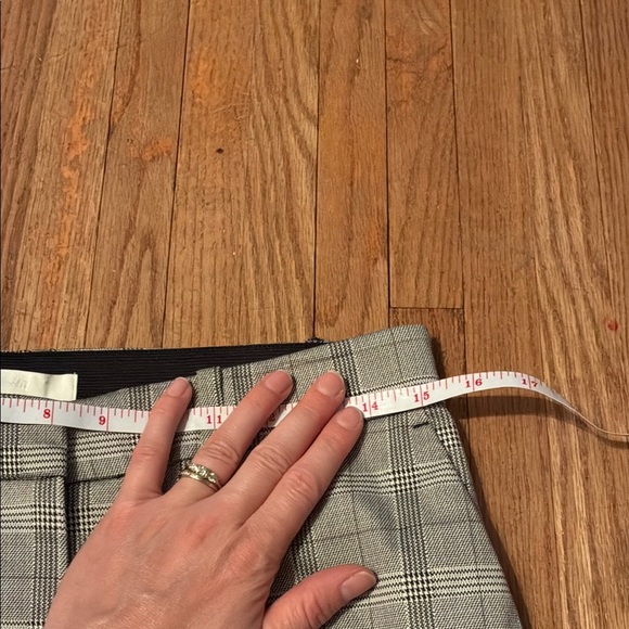 H&M Women's Gray Plaid Trousers - Picture 10 of 14